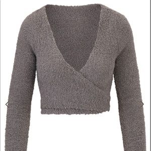 SKIMS Cozy Knit Wrap Top